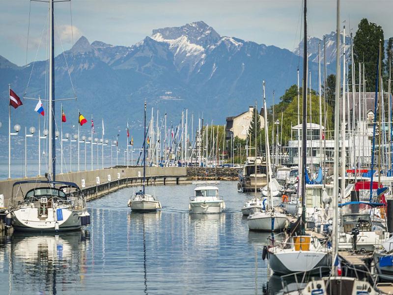 Royal Park Lake View Apartment Évian-les-Bains Kültér fotó